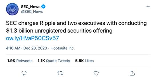 XRP价格上涨背后的故事，SEC确认Ripple诉讼结束，双方达成巨额和解