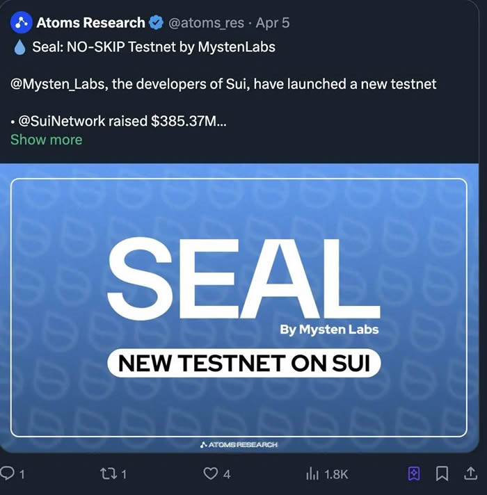 SUI与21Shares携手合作，共同推动SUI的广泛采用